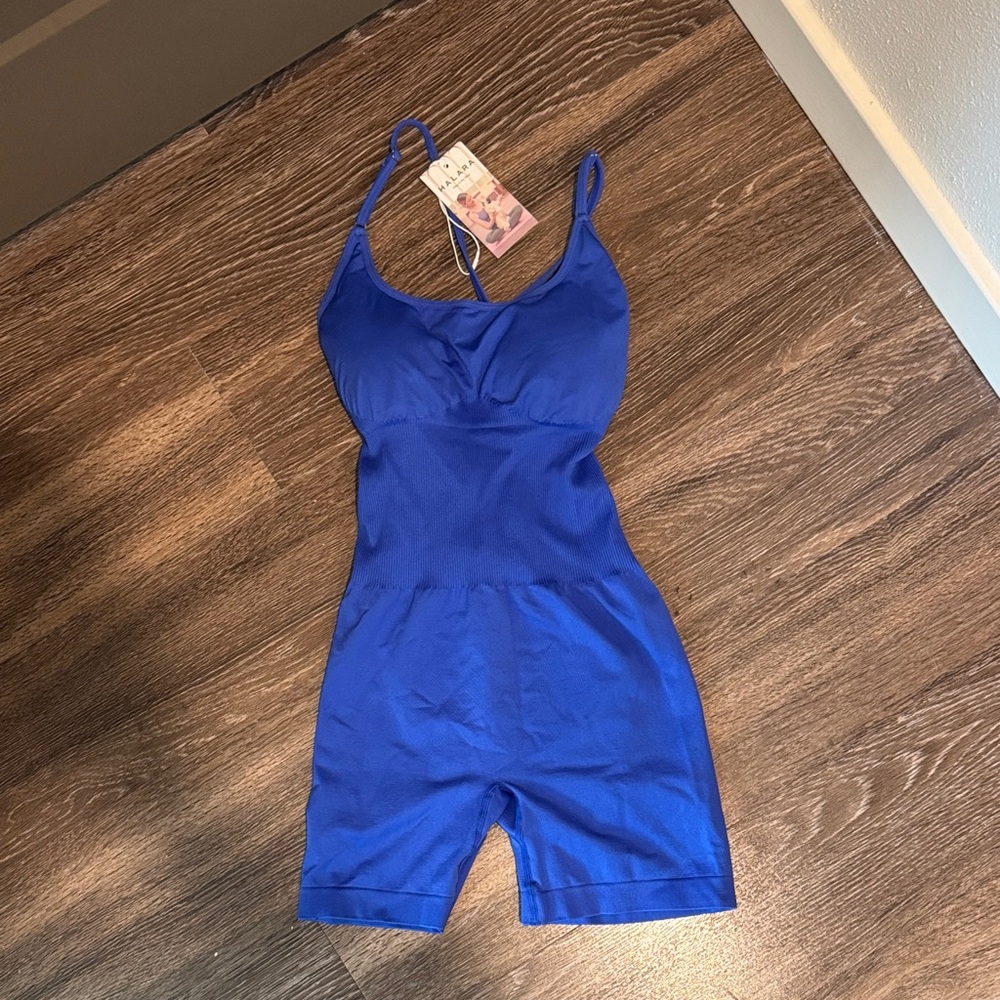 NEW Halara Women’s Blue One Piece Romper